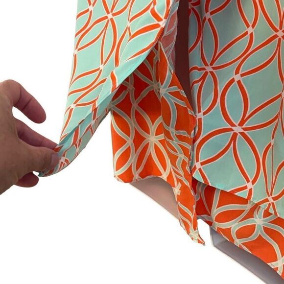 Crown & Ivy Sleeveless Blouse Geometric. Size 3XL - Picture 7 of 8